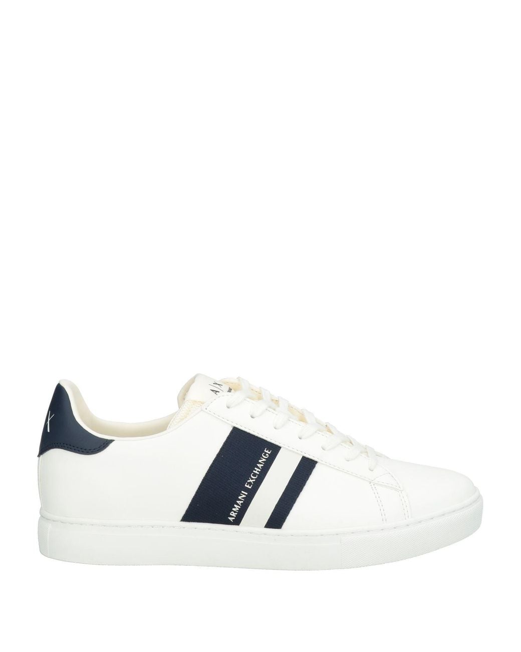 ARMANI EXCHANGE Blue Off Sneakers Polyester, Polyurethane Coated for men