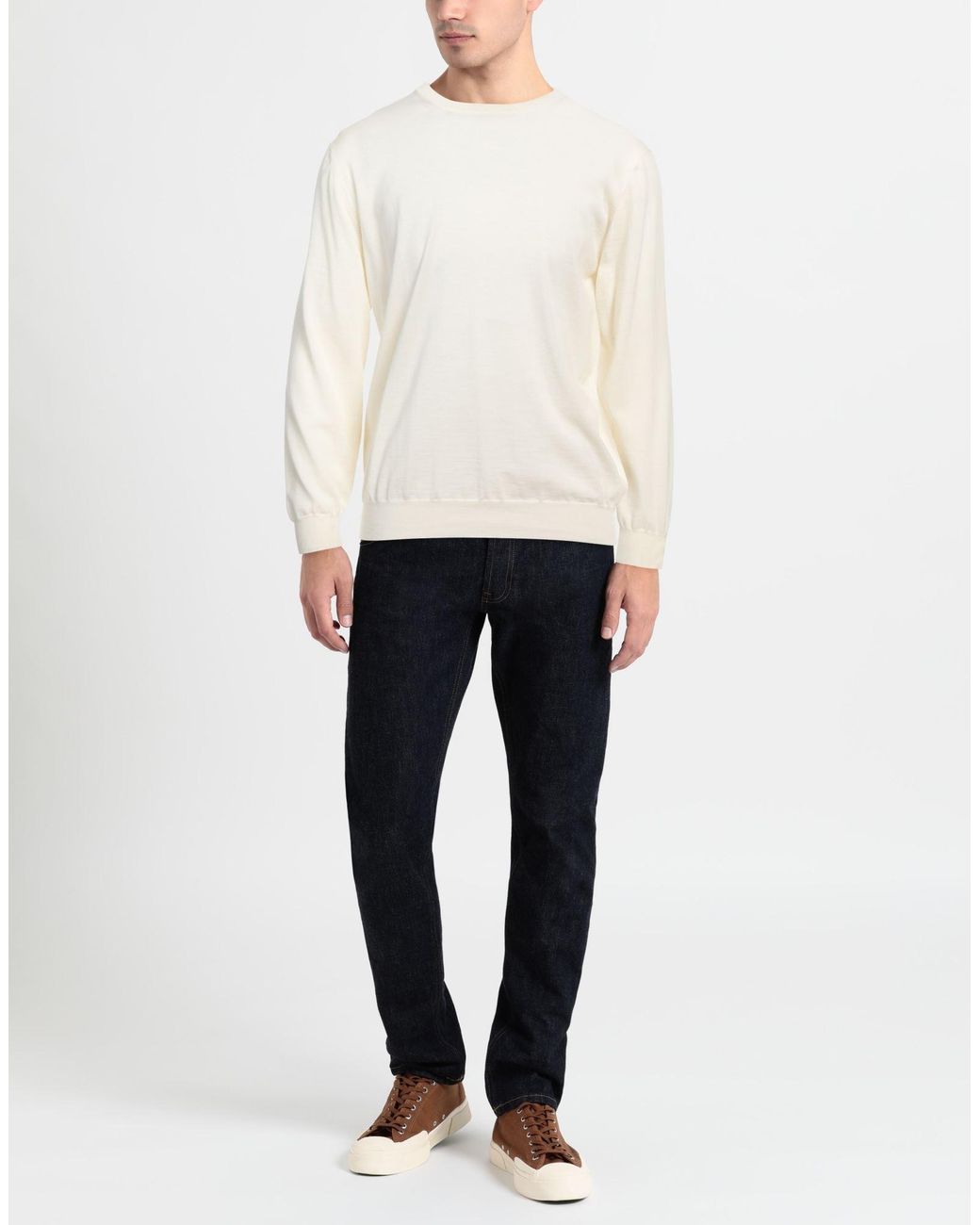 EYNESSE Pullover in White für Herren