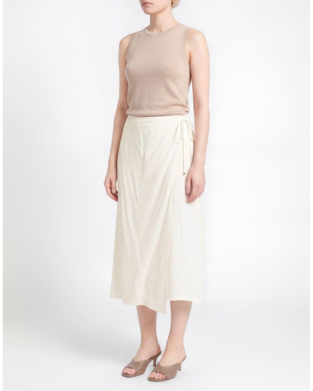 Boss White Midi Skirt