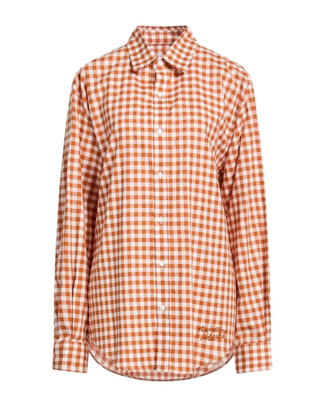 Maison Kitsuné Orange Shirt