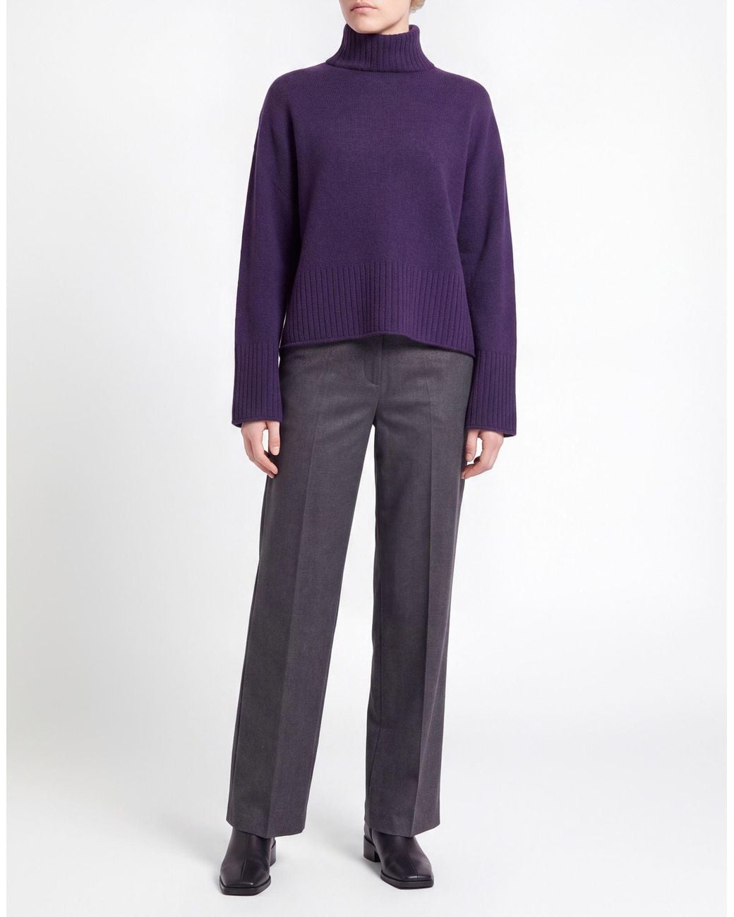 Aragona Blue Turtleneck