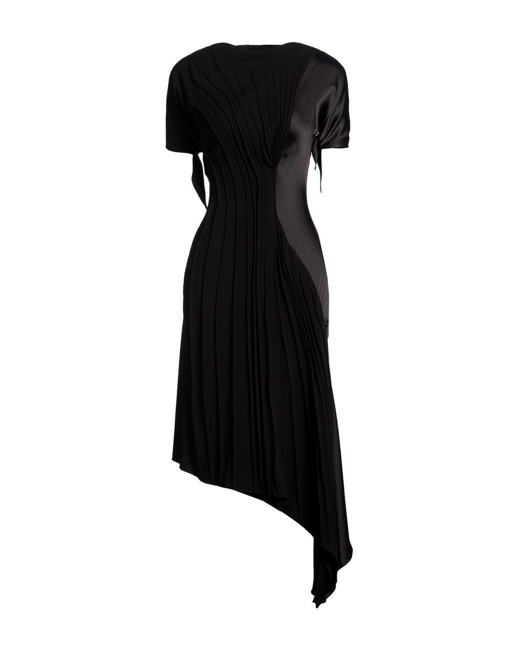 Mugler Black Maxi Dress Viscose, Elastane, Polyester