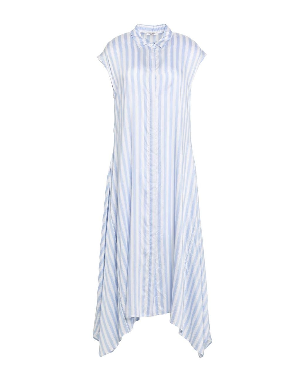 Peserico Blue Sky Midi Dress Viscose, Silk