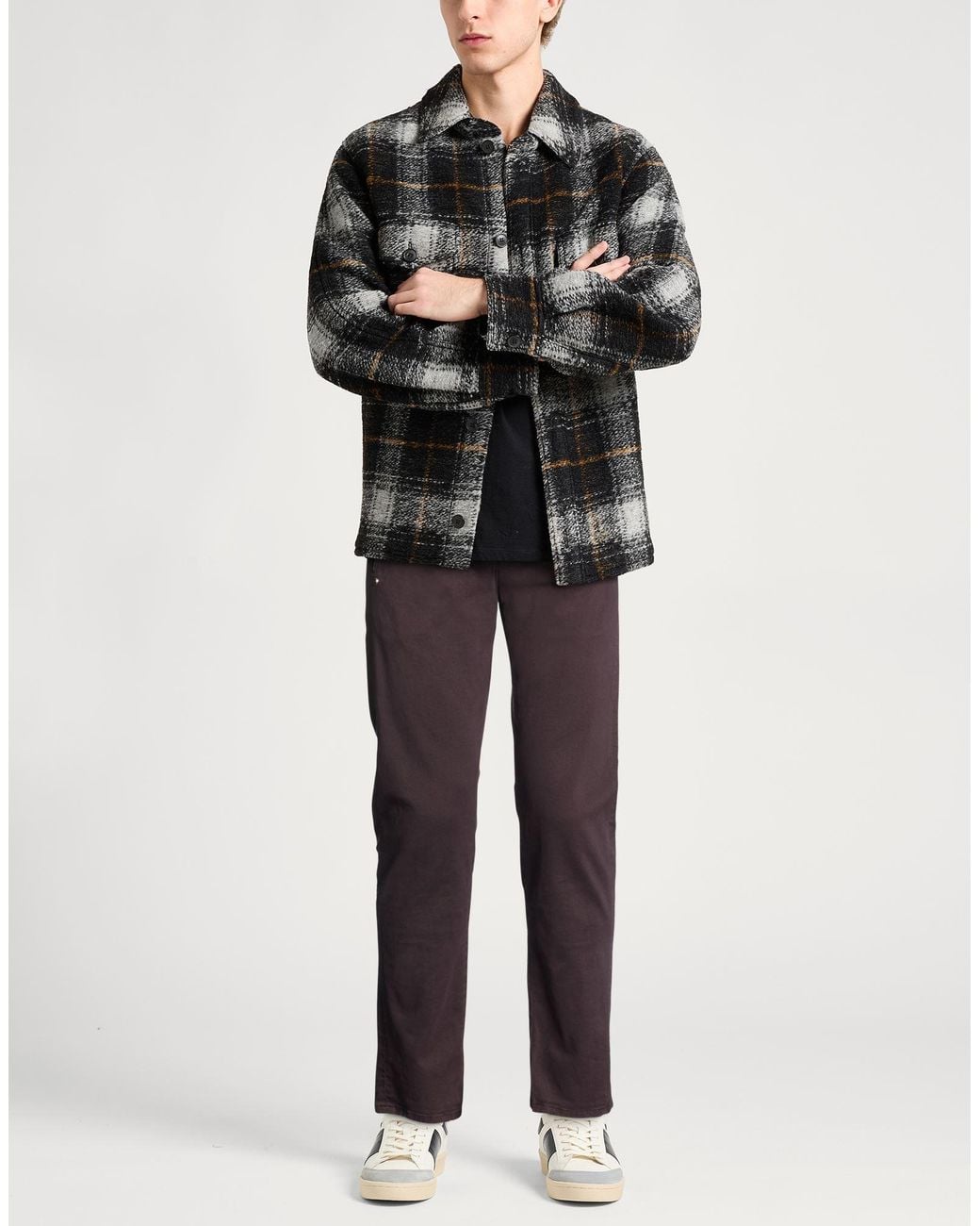 Daniele Alessandrini Purple Trouser for men
