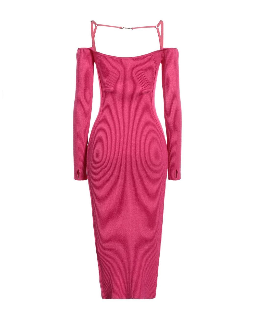 Jacquemus Pink Midi Dress