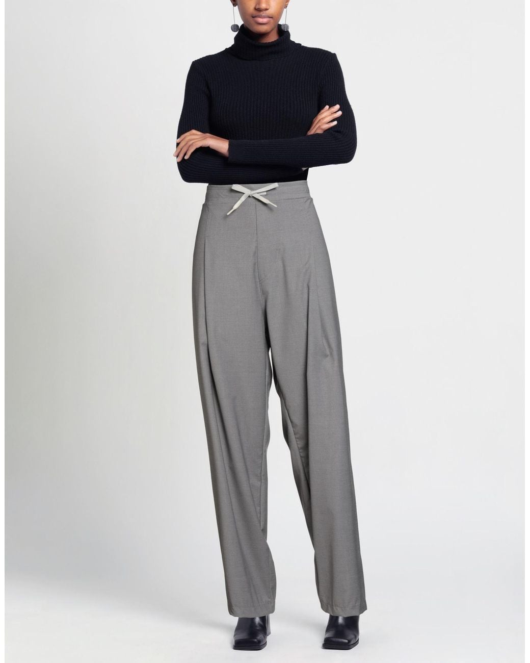 A PAPER KID Gray Trouser