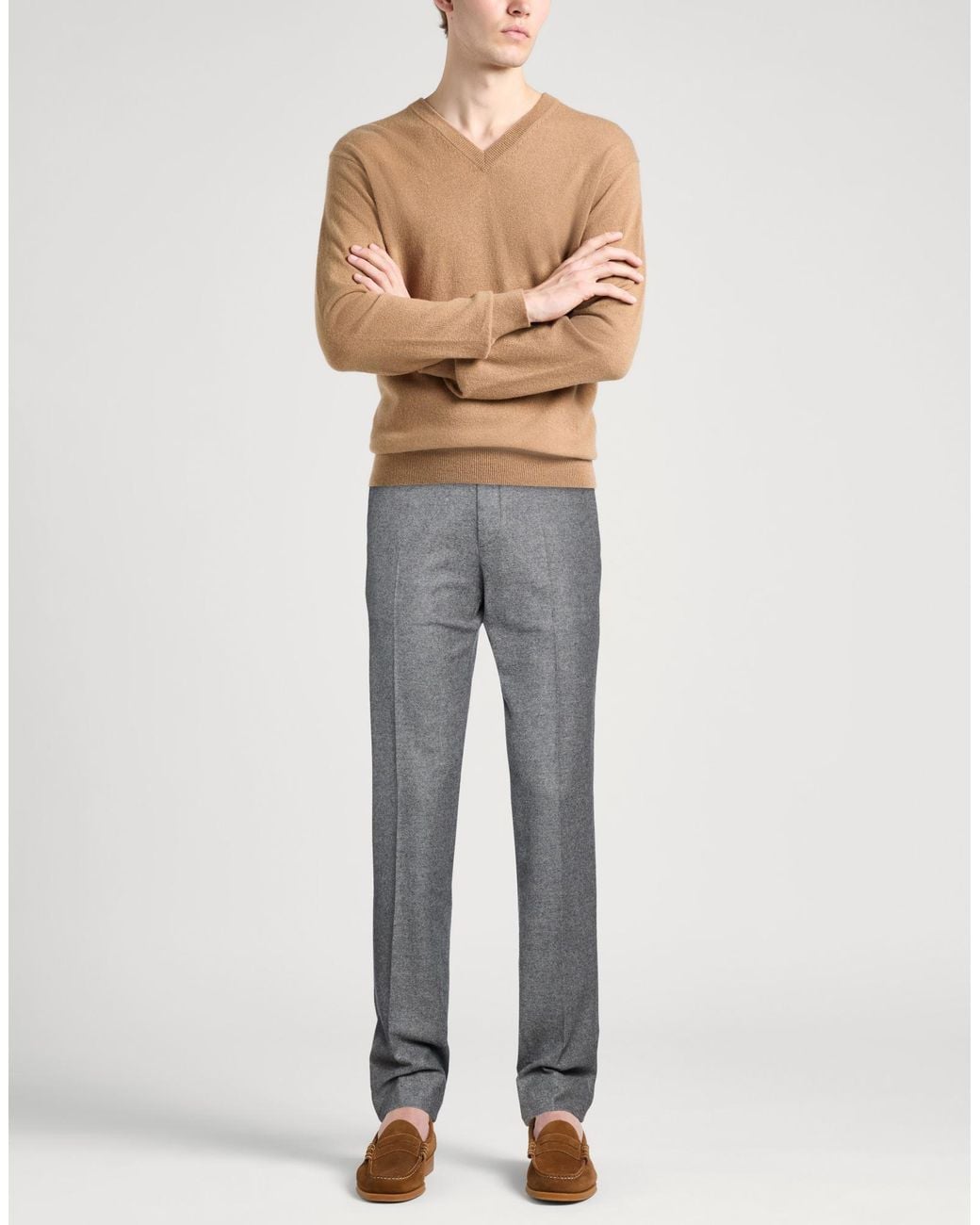 Boglioli Gray Trouser for men
