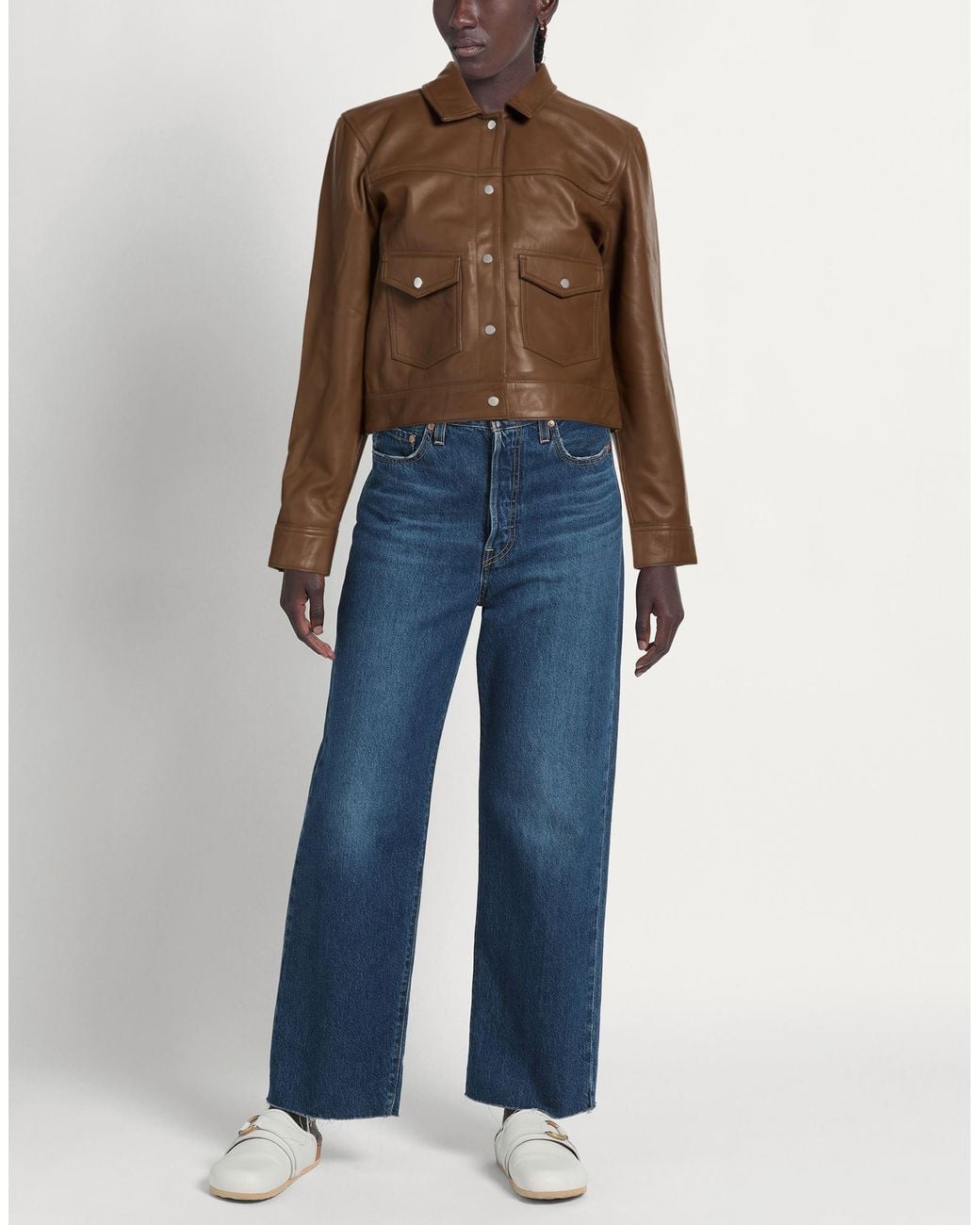 Bolongaro Trevor Brown Louisa Jacket Sheepskin