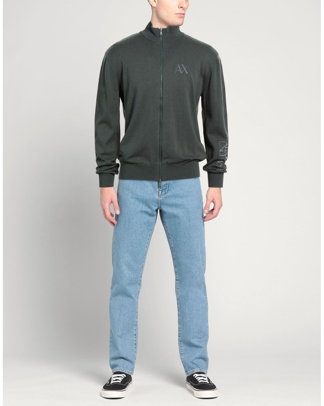 ARMANI EXCHANGE Green Cardigans for men