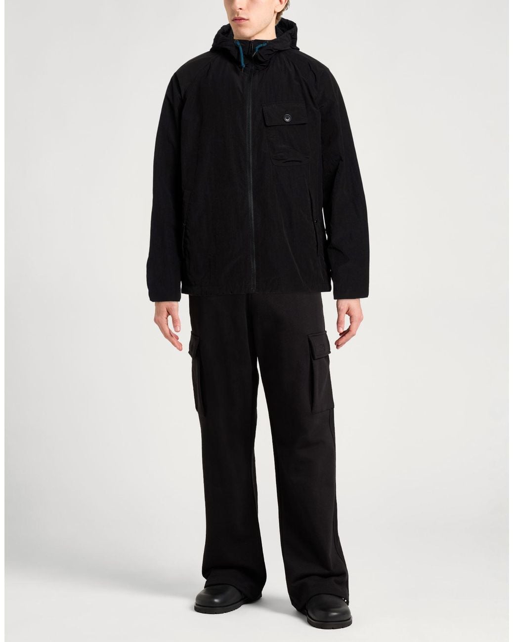 Paul Smith Black Jacket Nylon, Polyester for men