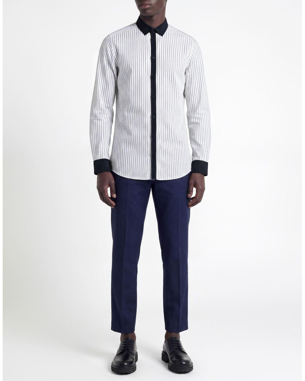 Dolce & Gabbana Blue Shirt Cotton for men