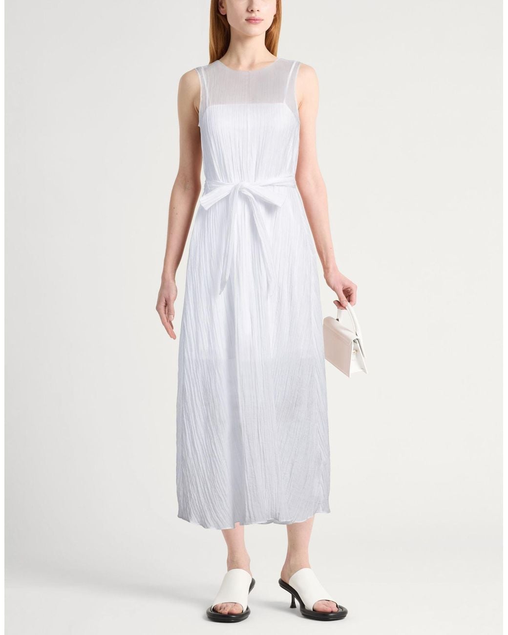 ARMANI EXCHANGE White Maxi Dress