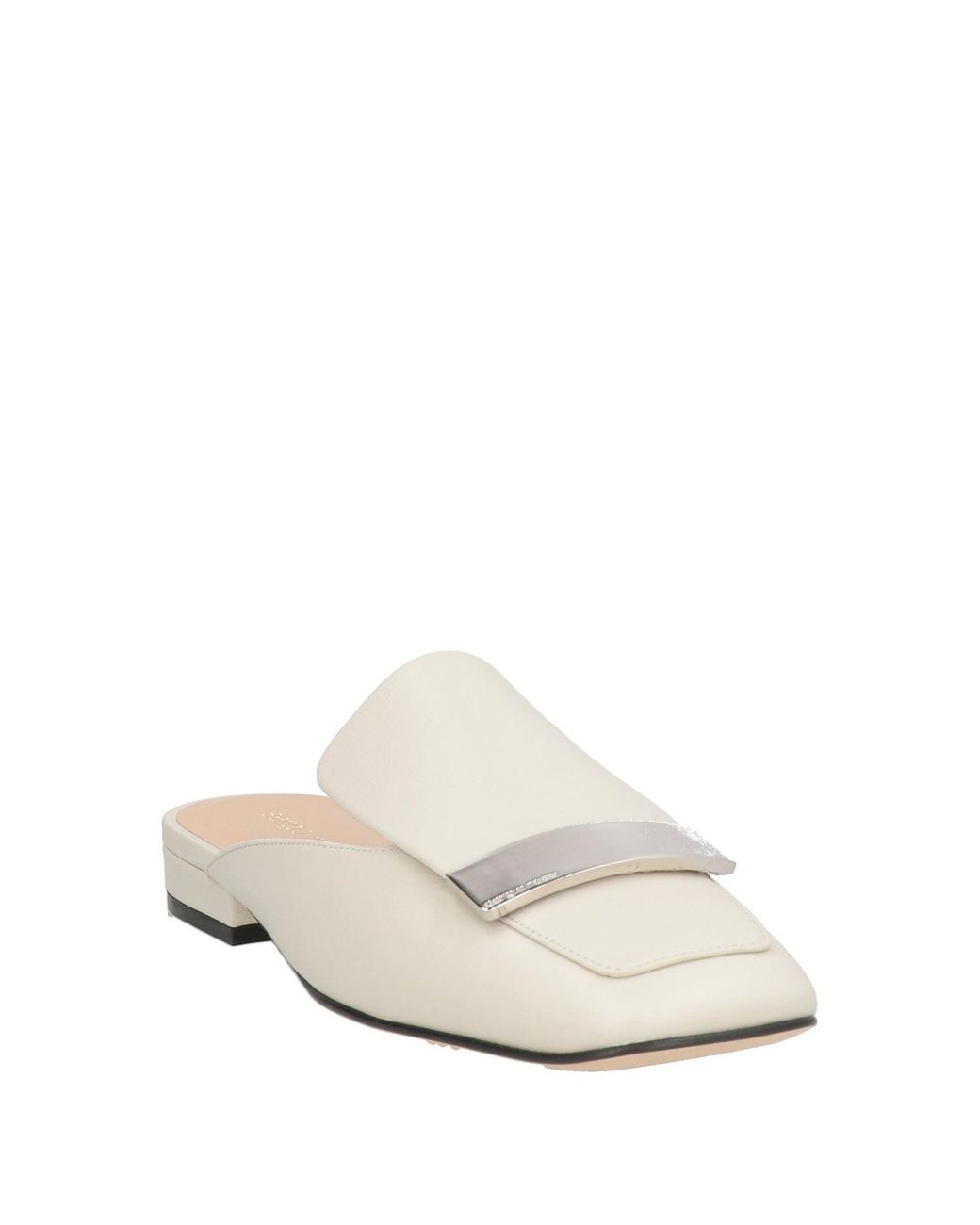 Sergio Rossi White Mules & Clogs
