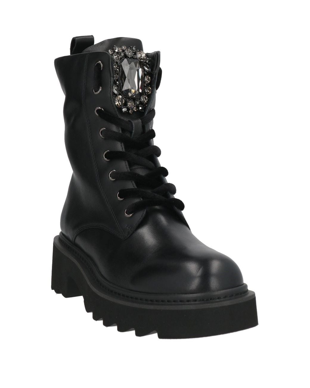 Tosca Blu Black Ankle Boots Leather