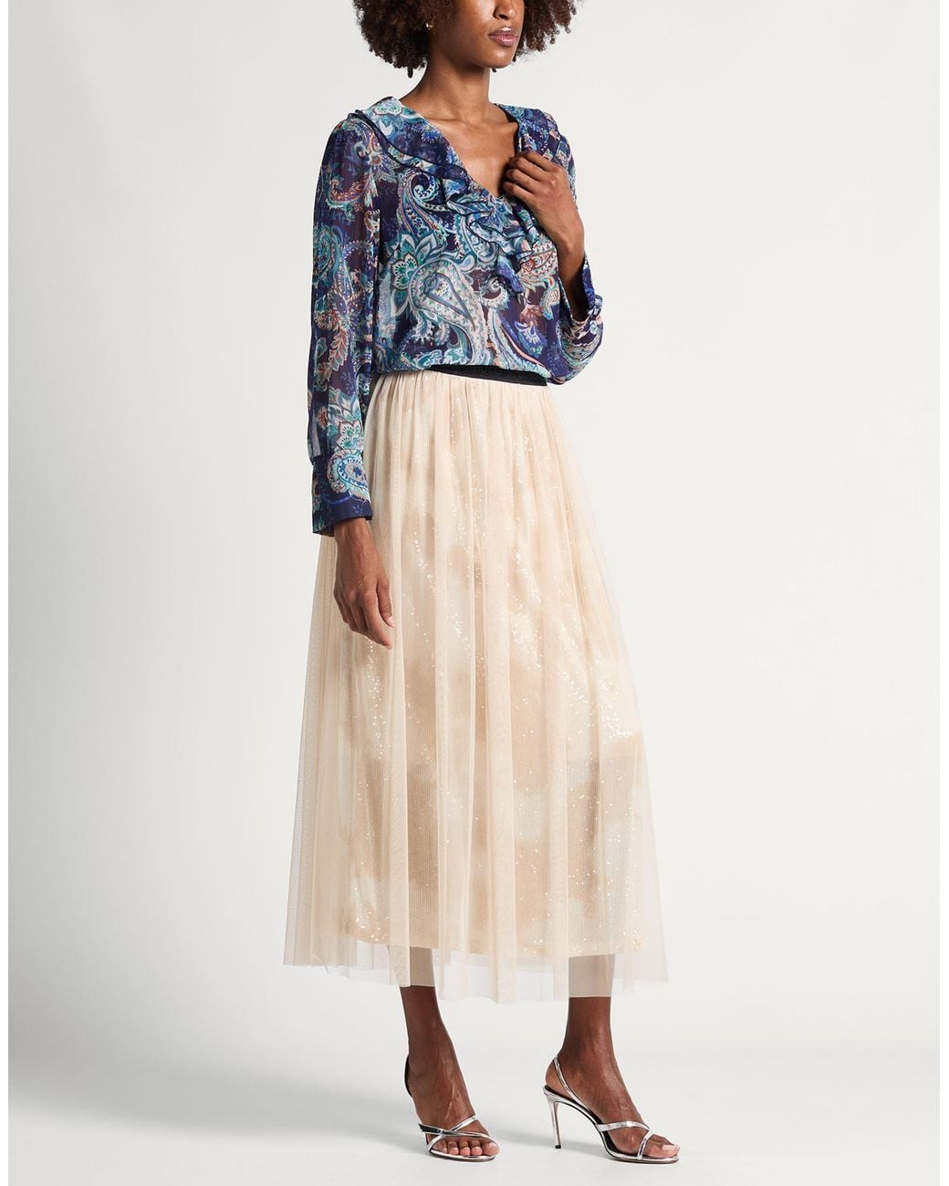 Liu Jo Natural Midi Skirt