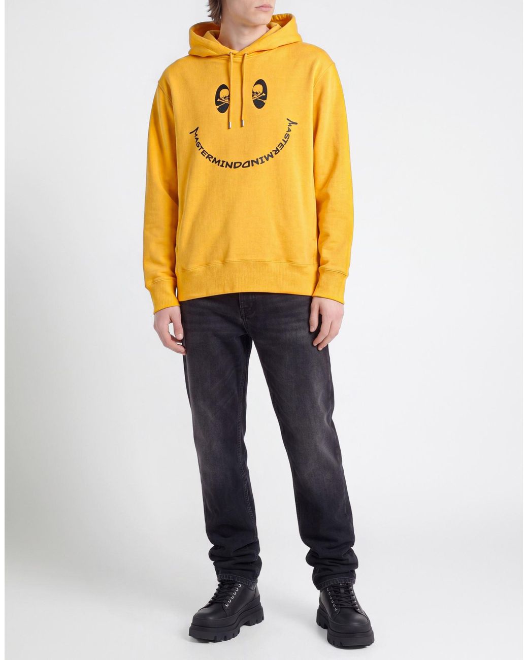 MASTERMIND WORLD Yellow Sweatshirt Cotton for men