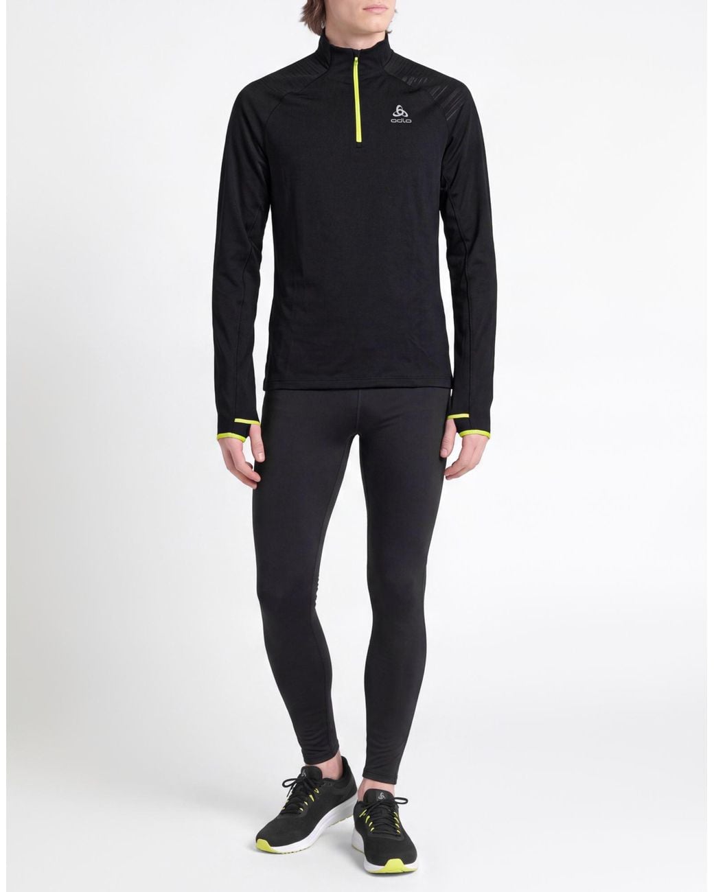 Odlo Blue Sweatshirt Polyester, Elastane for men