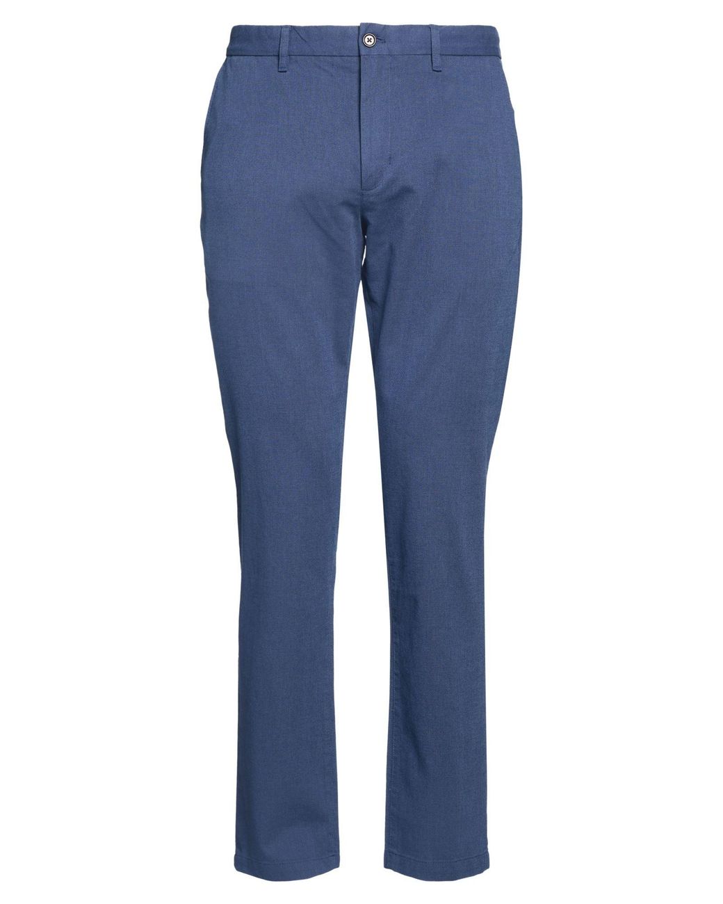 Tommy Hilfiger Blue Pants Cotton, Elastane for men