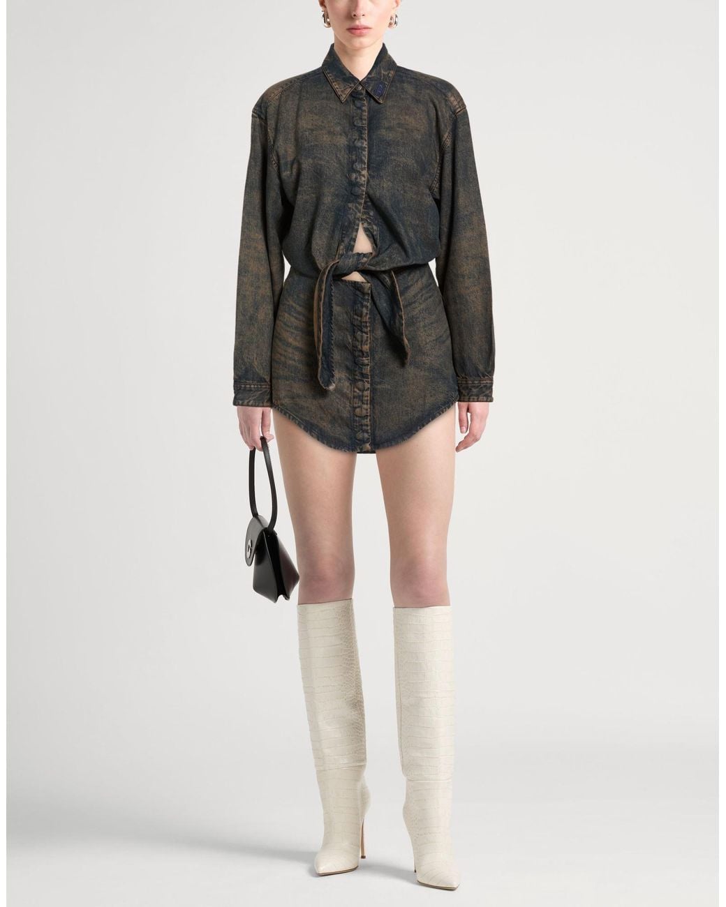 DIESEL Black Mini Dress