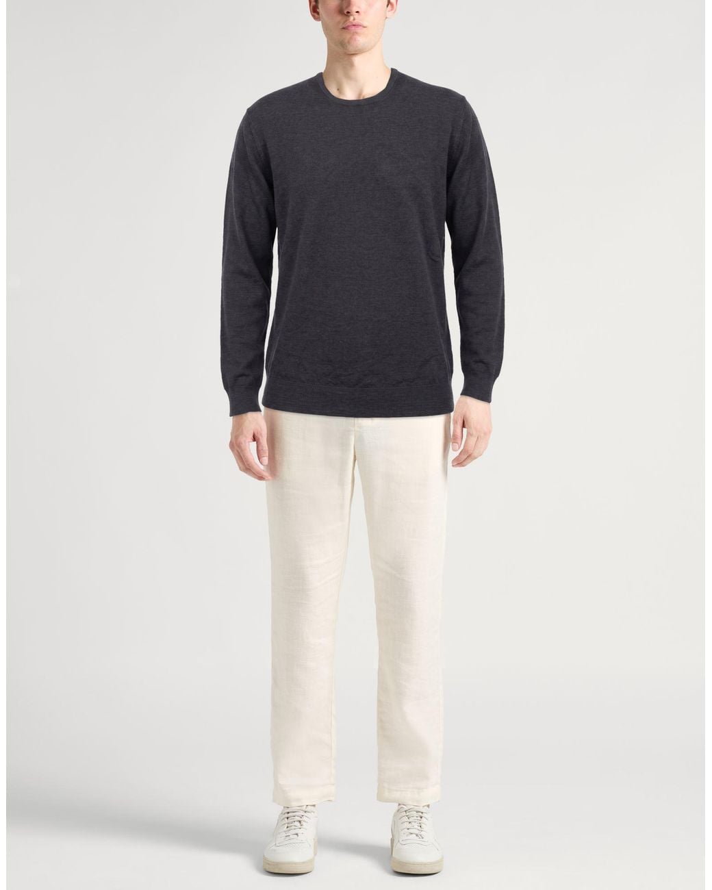 Pullover di 120% Lino in Blue da Uomo