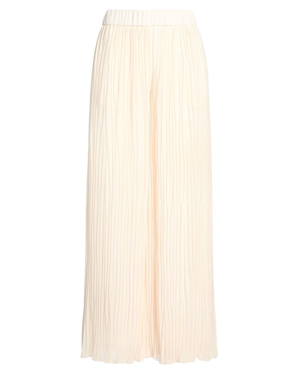 Peserico White Pants Polyester