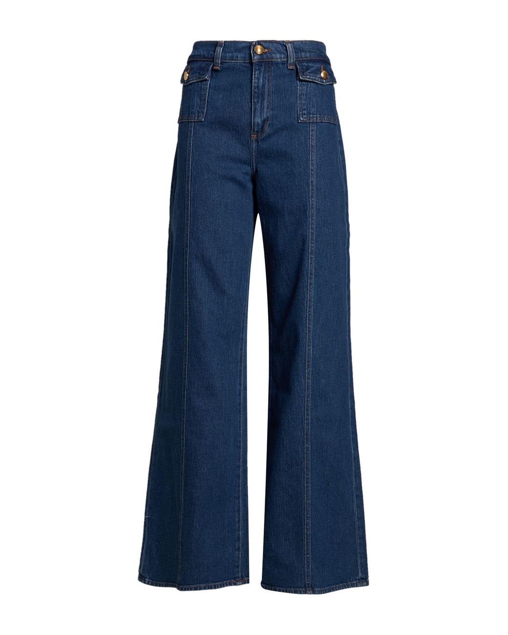 7 For All Mankind Blue Jeans Cotton, Elastane