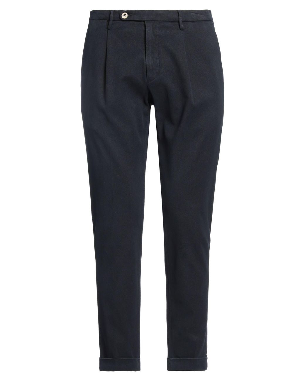 Michael Coal Blue Midnight Pants Cotton, Lyocell, Elastane for men