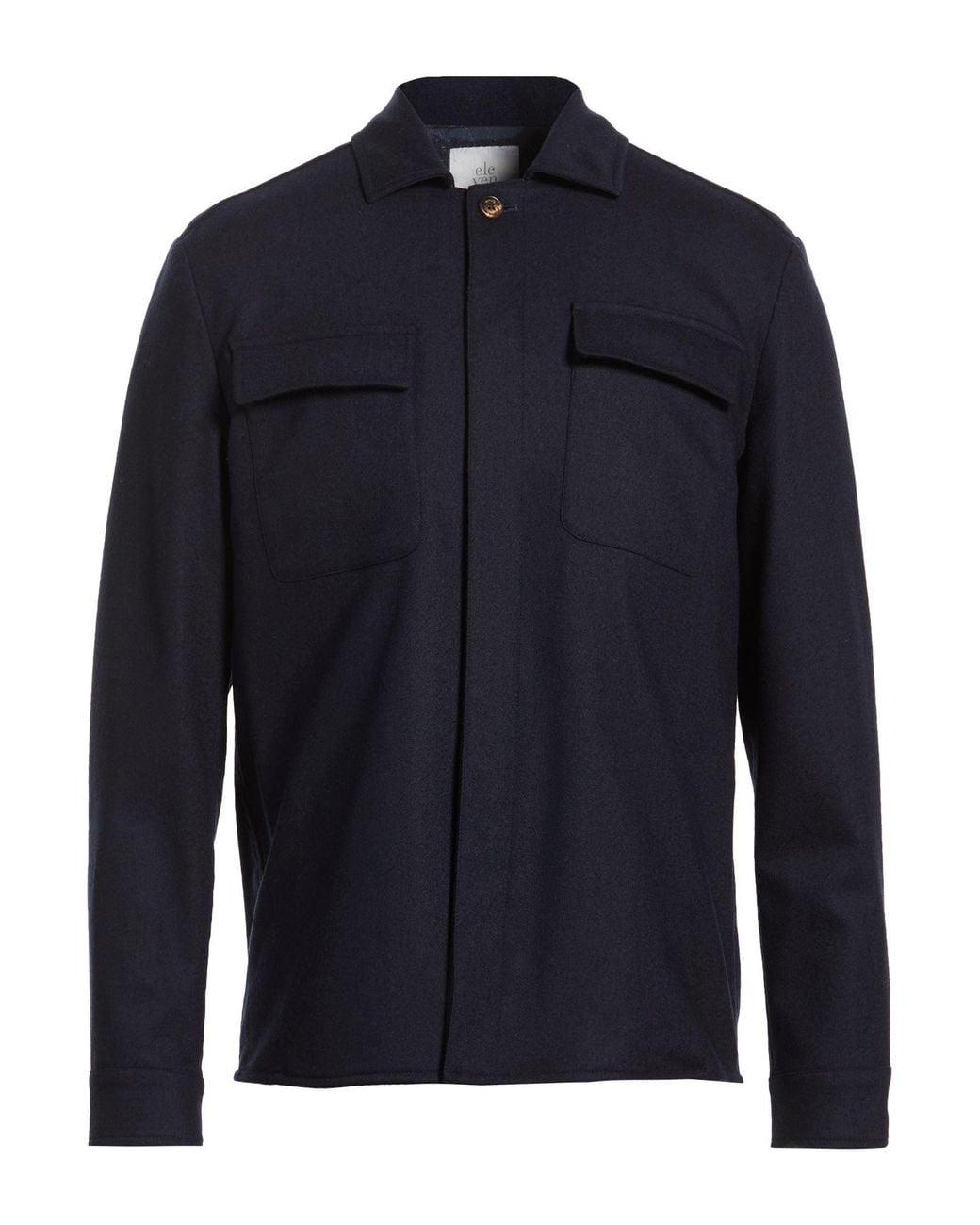 Eleventy Blue Midnight Jacket Wool, Cashmere, Elastane for men
