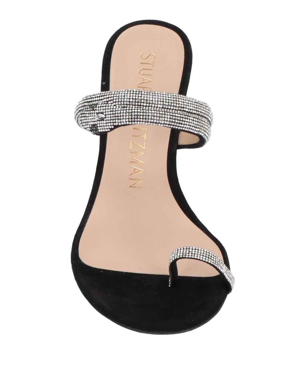 Stuart Weitzman White Thong Sandal