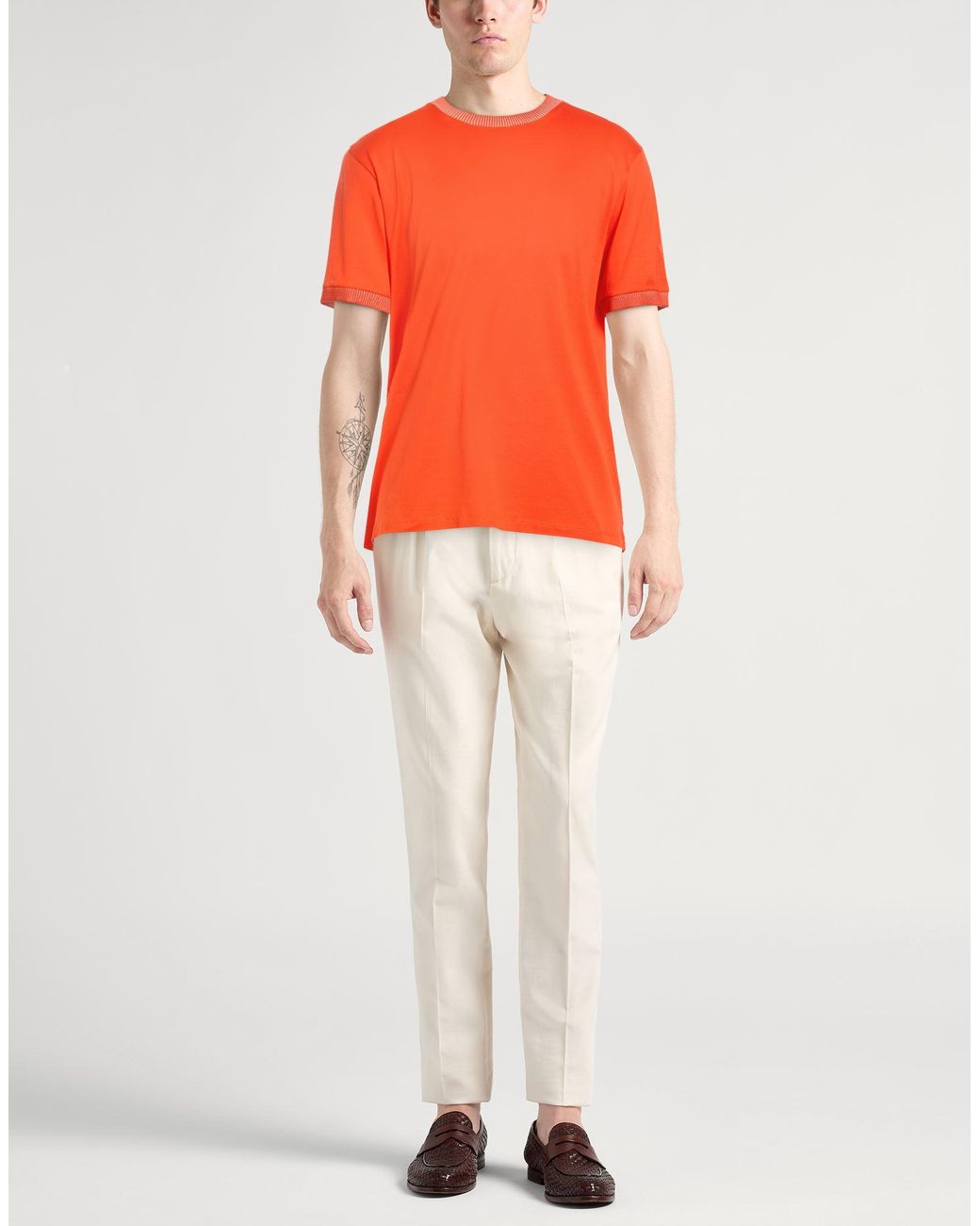 Herno Orange T-Shirt for men