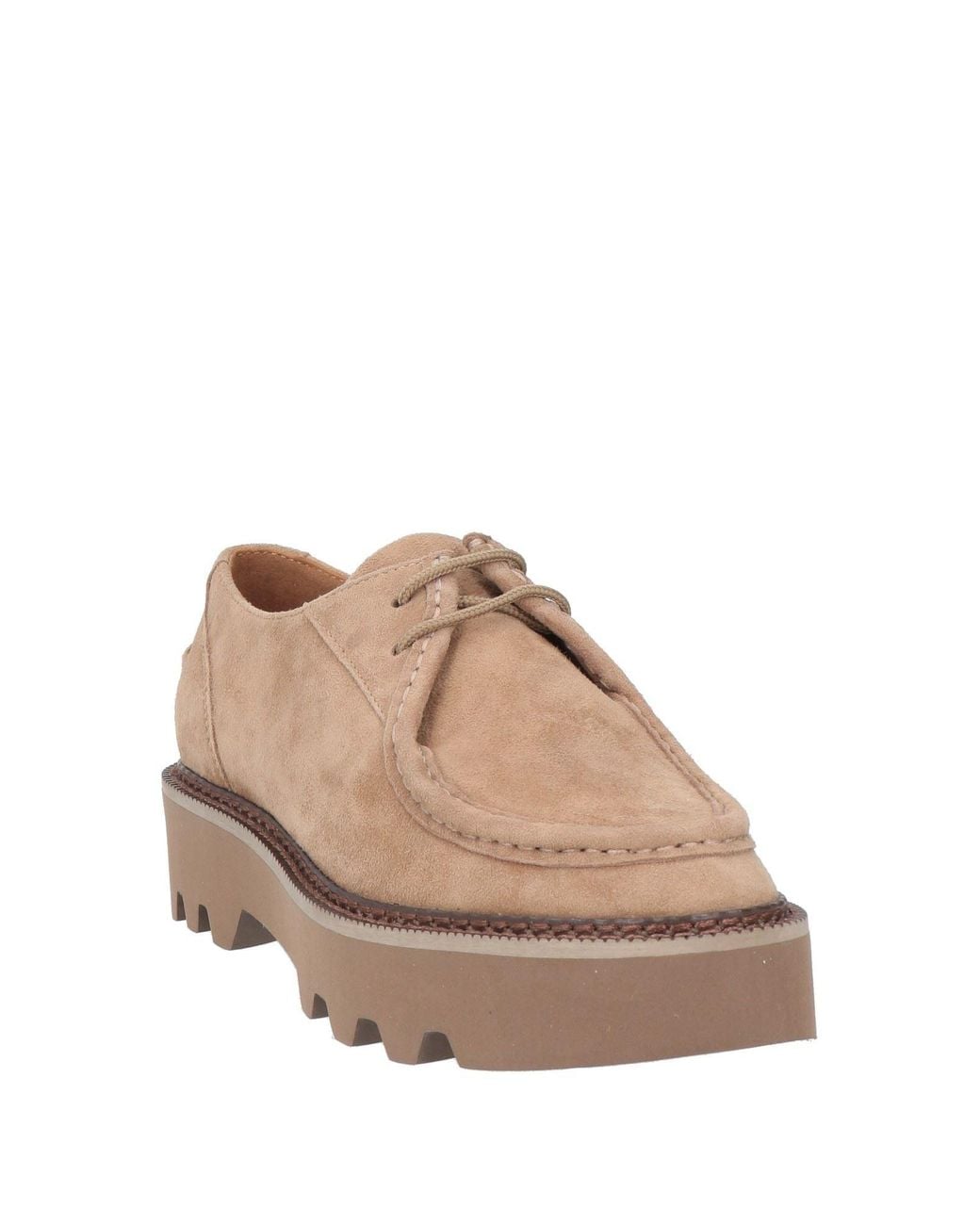 Bibi Lou Brown Lace-Up Shoes Leather