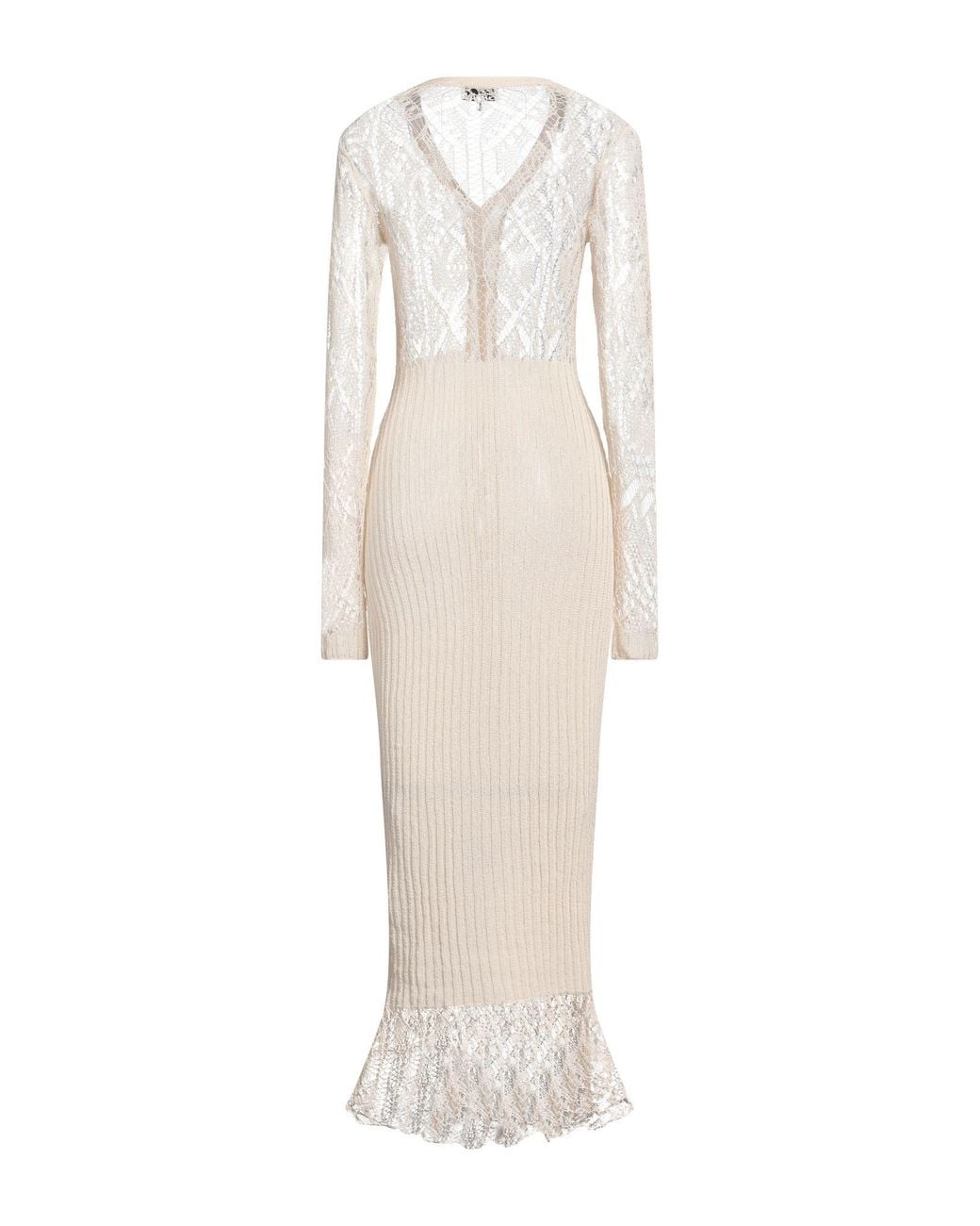 Ganni White Maxi Dress