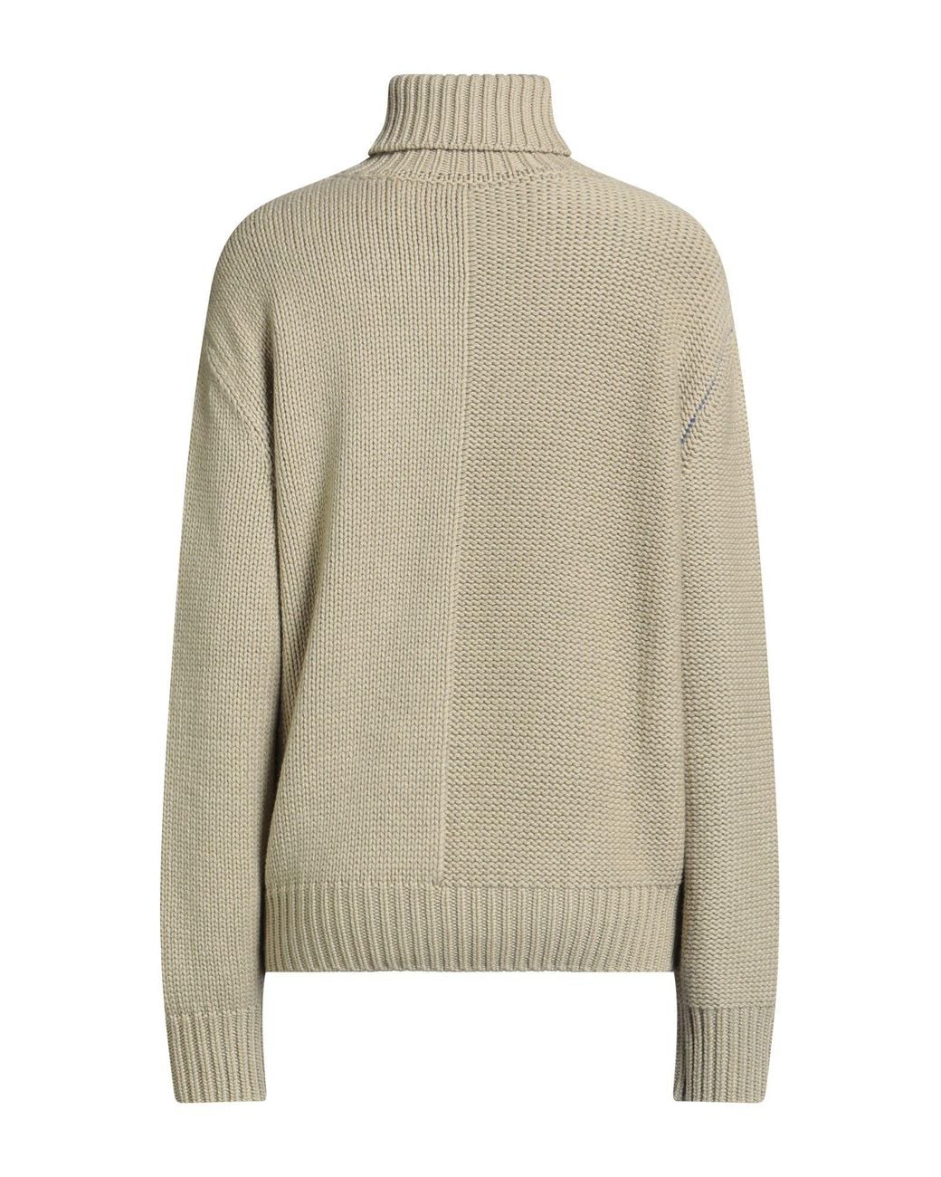 Burberry Natural Turtleneck Cashmere