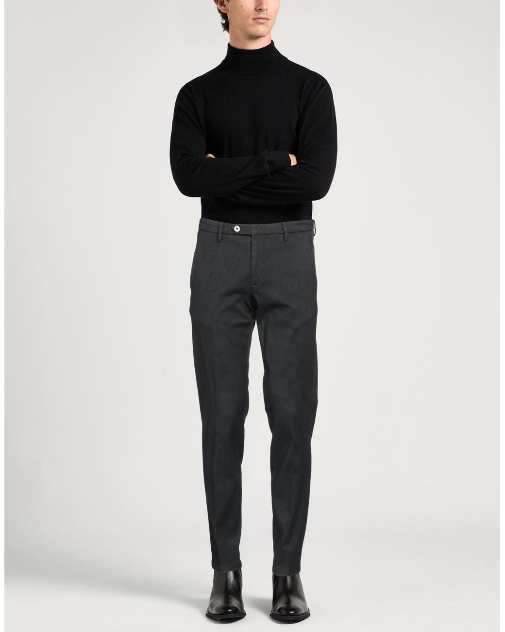 Michael Coal Gray Trouser for men