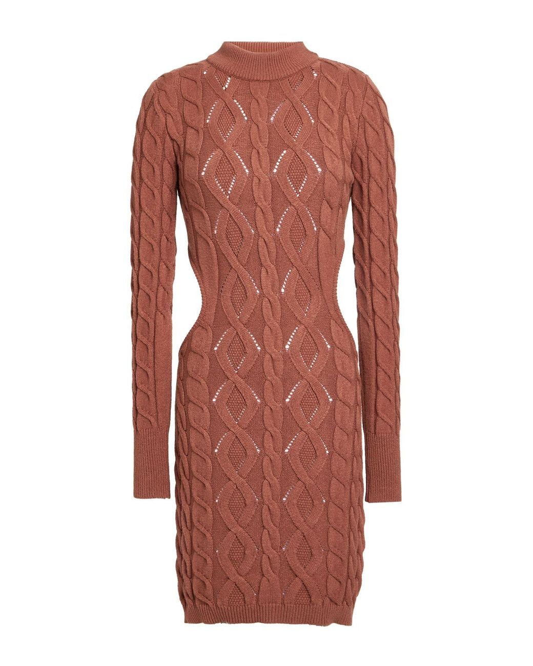 Akep Red Mini Dress Viscose, Polyester, Polyamide