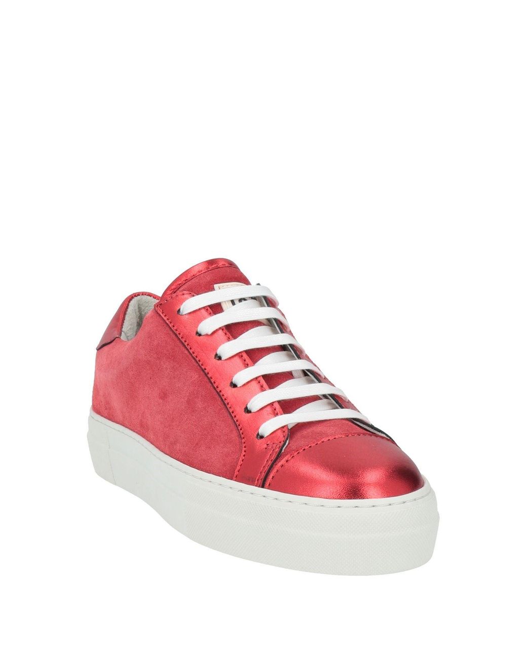 Cerruti 1881 Red Sneakers Calfskin