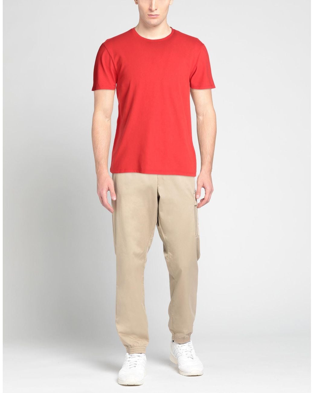 Majestic Filatures Red T-shirt for men