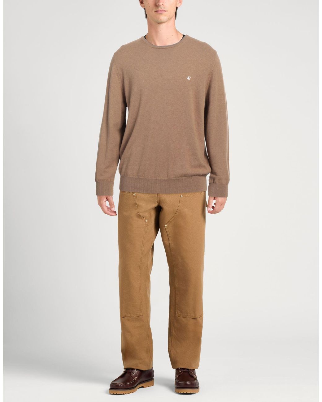 Brooksfield Brown Jumper for men