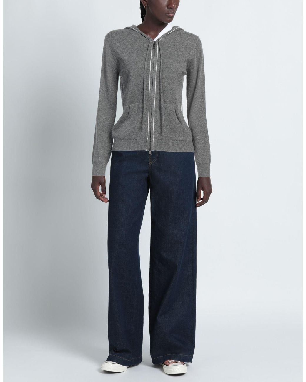 Cashmere Company Gray Cardigan