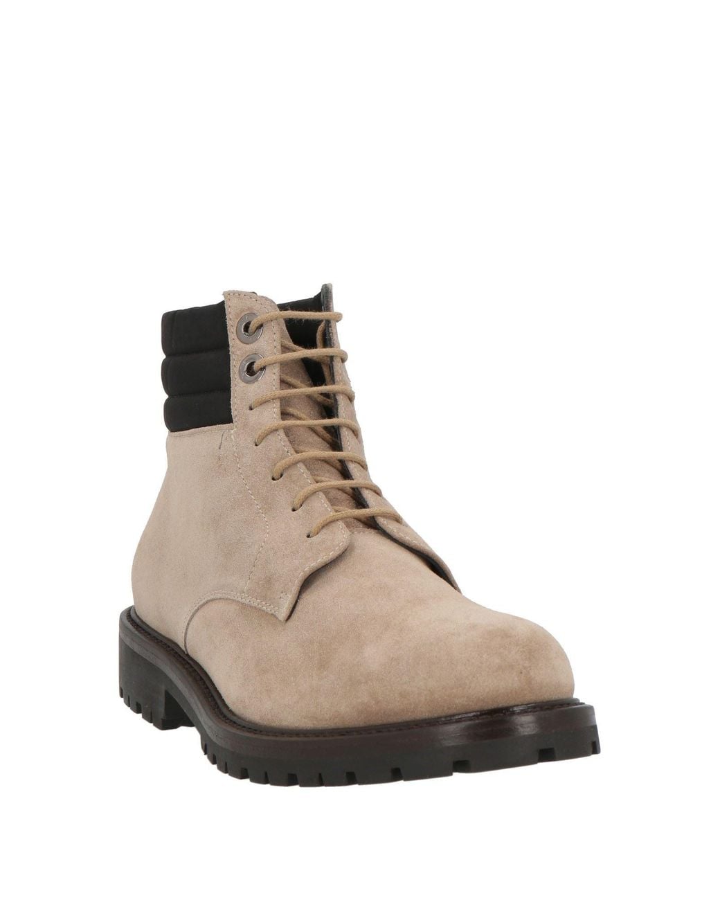 Moorer Brown Ankle Boots Leather, Textile Fibers