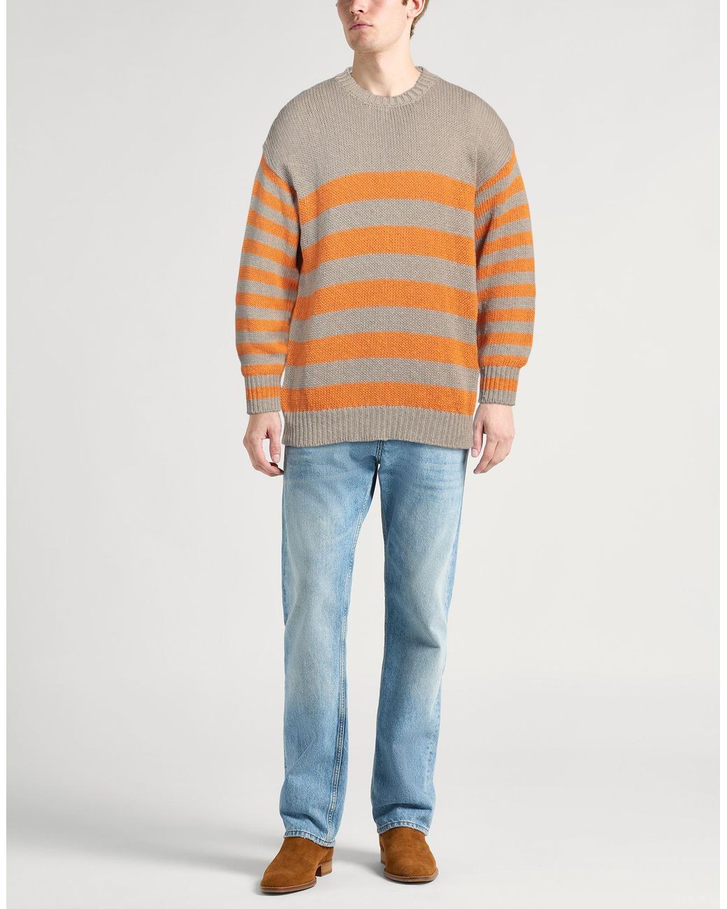 Roberto Collina Orange Jumper for men