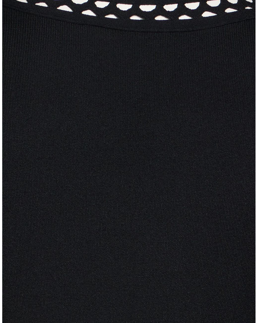 Alaïa Black Bodysuit Viscose, Polyester