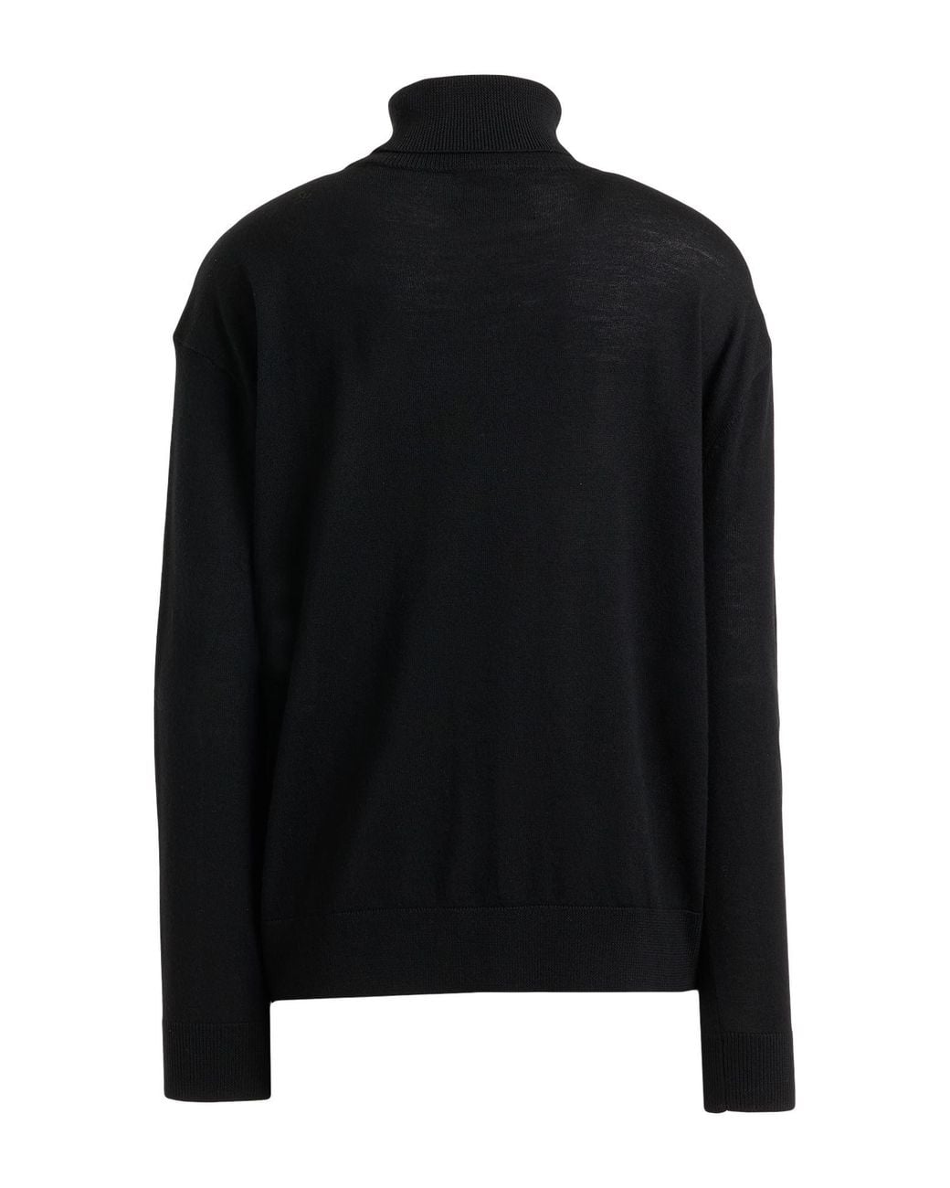 ARMANI EXCHANGE Black Turtleneck Virgin Wool