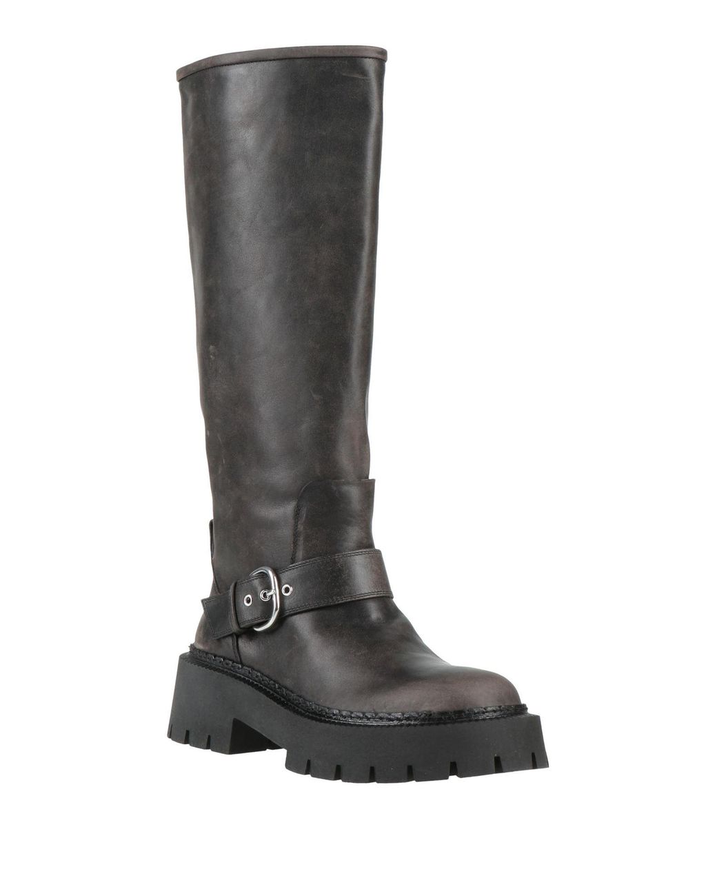Vic Matié Black Boot Leather