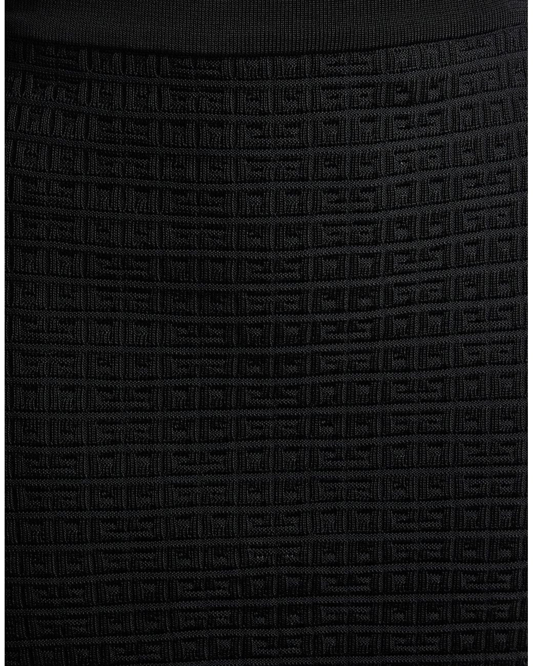 Givenchy Black Mini Skirt Viscose, Polyamide, Elastane