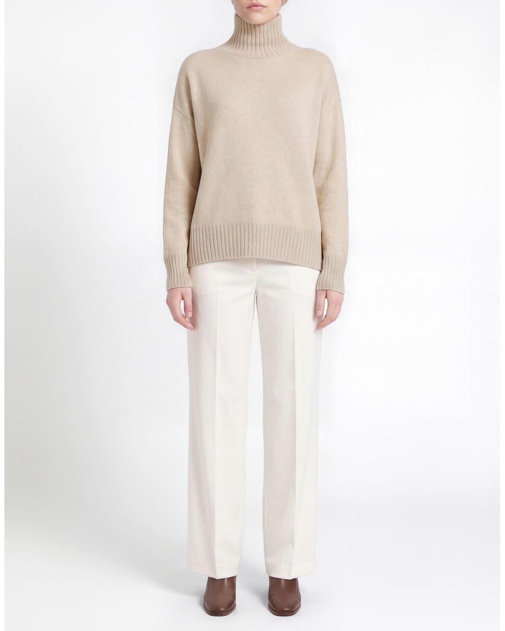 Aragona Natural Rollkragenpullover