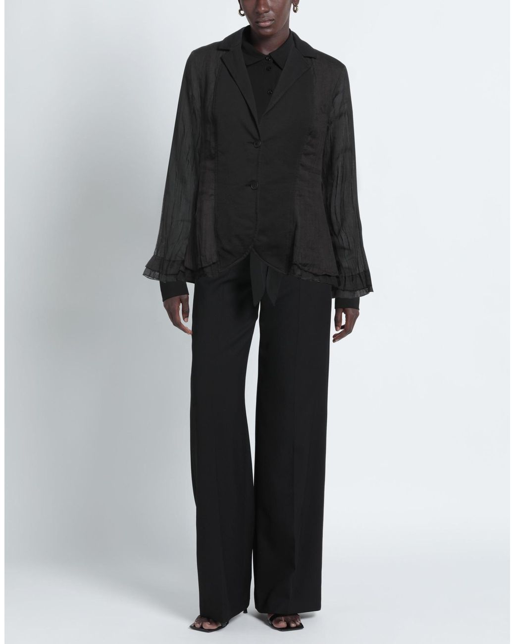 European Culture Black Blazer