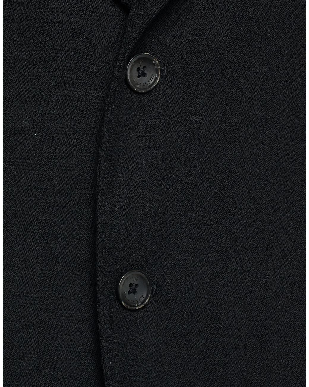 Manuel Ritz Blue Suit Polyester, Virgin Wool, Elastane for men