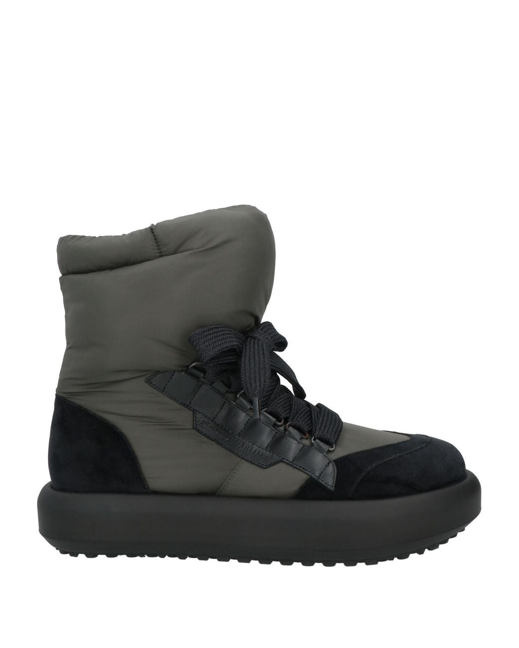 Emporio Armani Black Ankle Boots for men