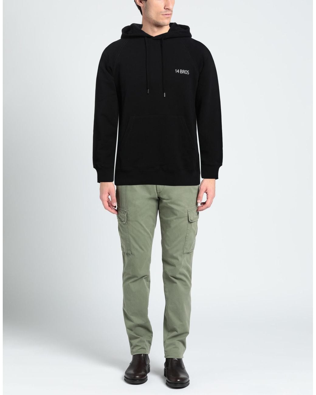 14 Bros Black Sweatshirt for men